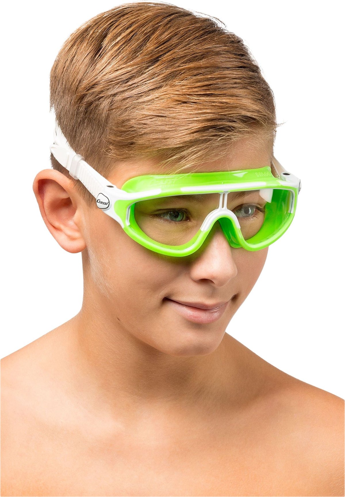 Cressi Baloo Kid Goggles - Lime/lime white