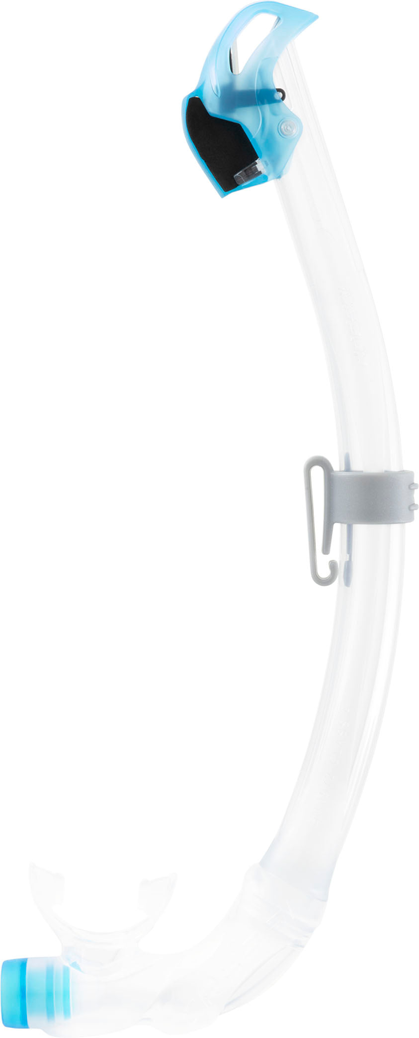 Cressi Seal Dry Snorkel - Clear/aquamarine