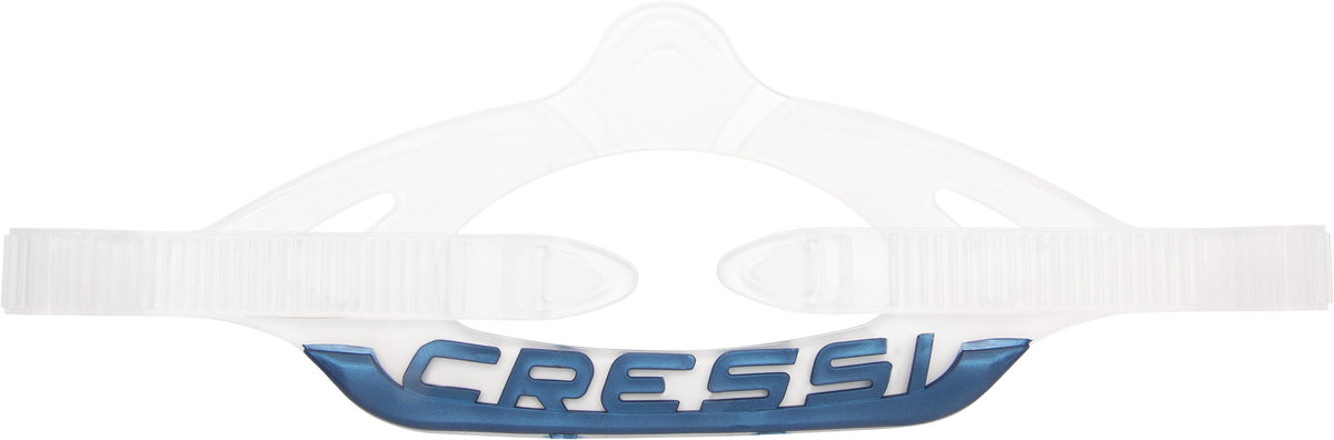 Cressi Mask Strap Professional Series Group C - Clear/blue metal