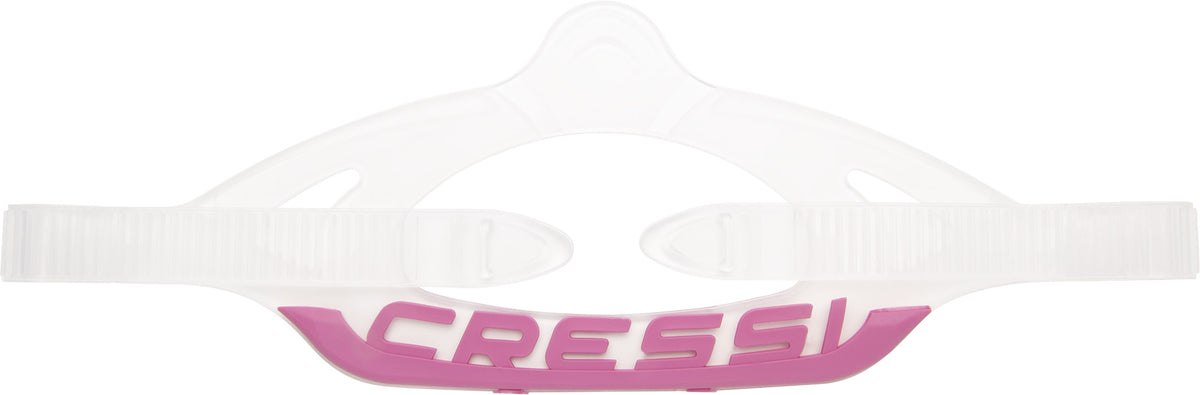Cressi Mask Strap Professional Series Group C - Clear/pink