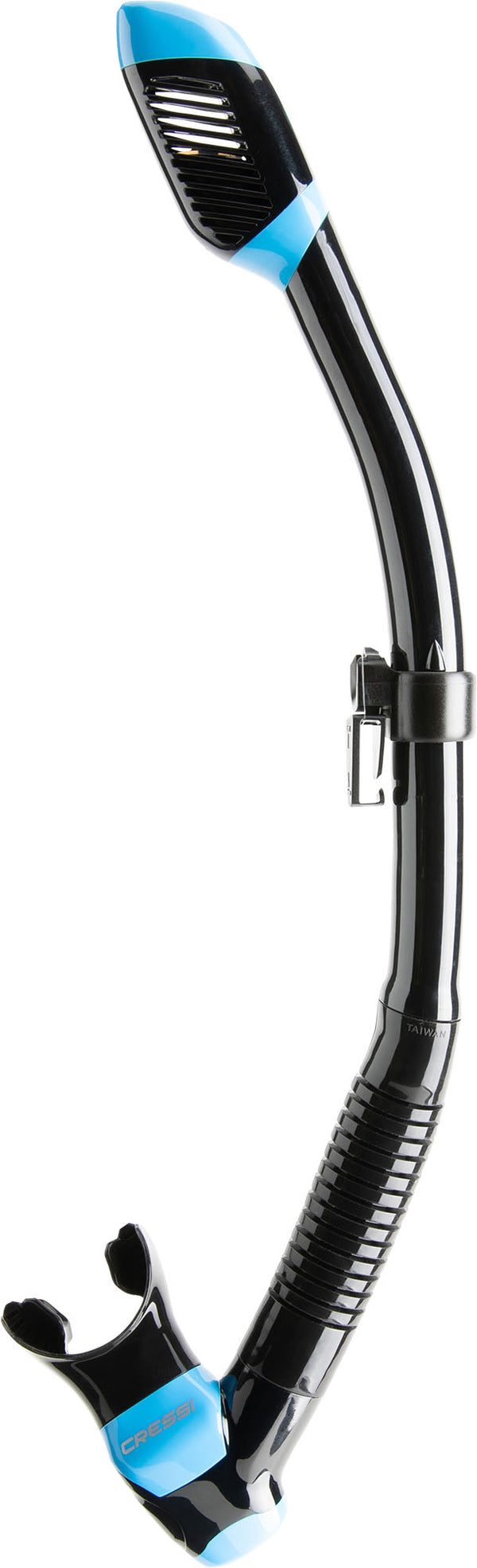Cressi Dry Snorkel - Black/blue