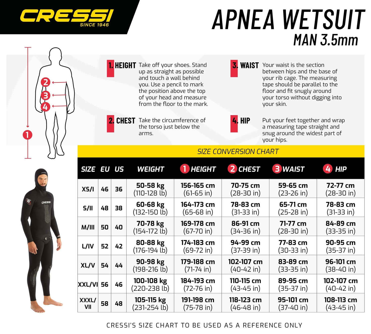 Apnea Wetsuit 5mm