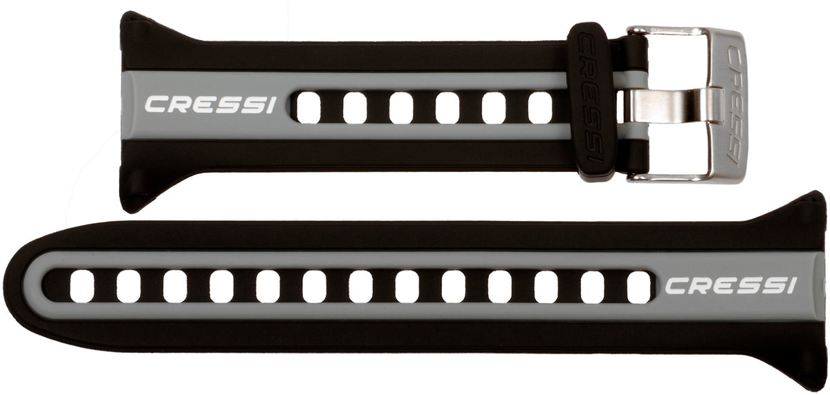 Cressi Watch Style Computer Band - Black/grey/white