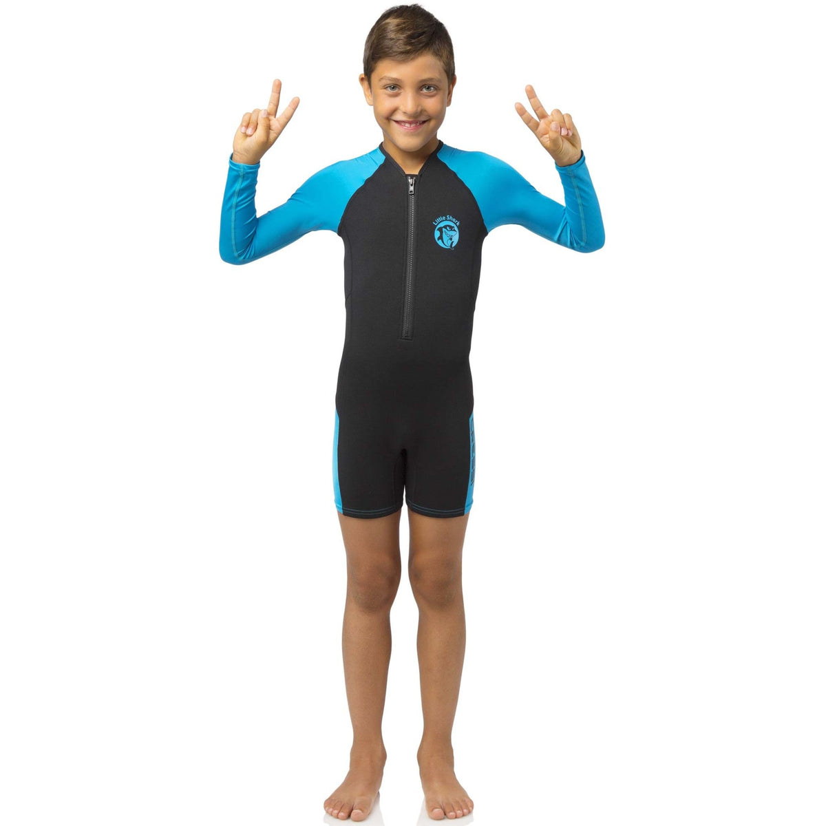 Cressi Little Shark Junior Long Sleeve Shorty Wetsuit 2mm