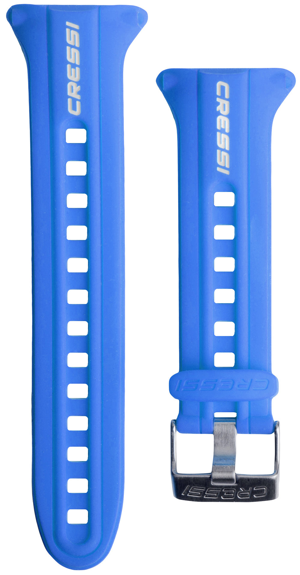 Cressi Watch Style Computer Silicone Band - Blue/blue/white