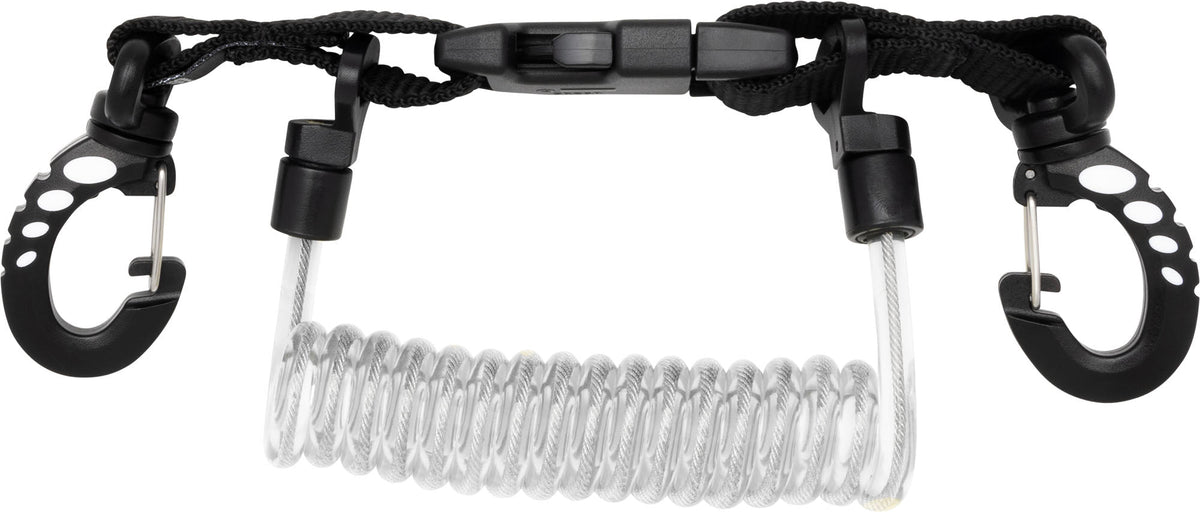 Cressi Spiral Lanyard - Clip snap