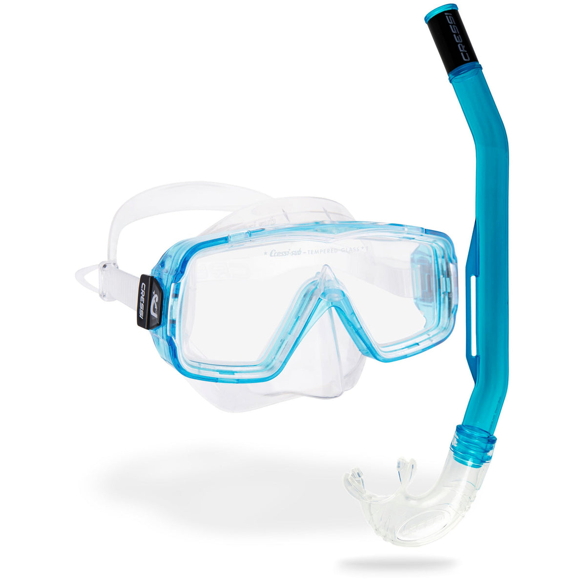 Cressi Sirena + Island 2.0 Combo - Clear/aquamarine