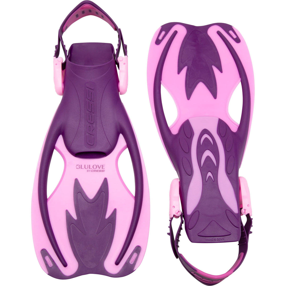 Cressi Rocks Kid Fins - Purple/pink / L/XL (13K/5Y)