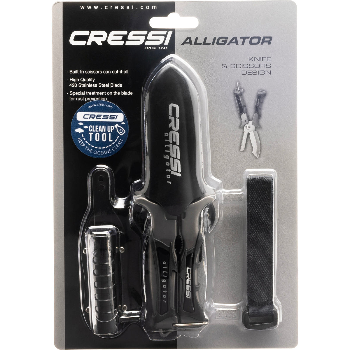 Alligator Scissor Knife