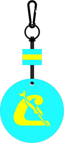 Cressi Floating Keychain - Turquoise/yellow