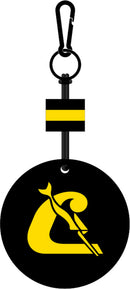 Cressi Floating Keychain - Black/yellow