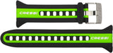 Cressi Watch Style Computer Band - Black/lime/white