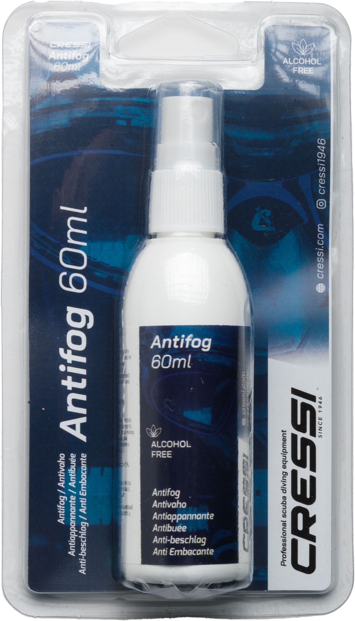 Cressi Anti-Fog 0% Alcohol Solution 60ml