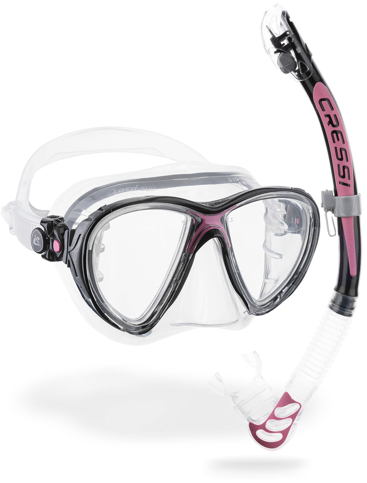 Cressi Big Eyes Evo Mask + Alpha Ultra Dry Combo