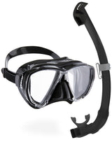 Cressi Big Eyes + Seal Dry Combo - Black/black