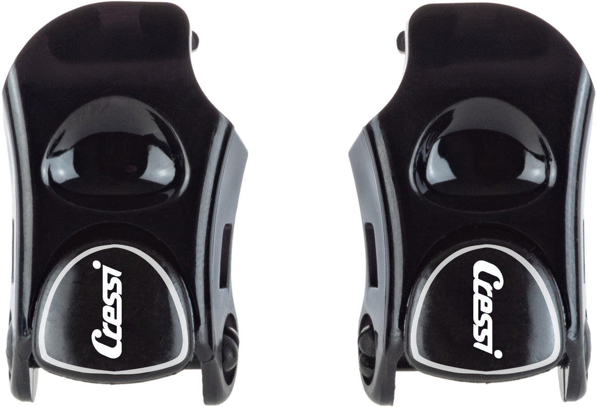 Cressi Buckles for Swim Goggles (2pcs) - Black