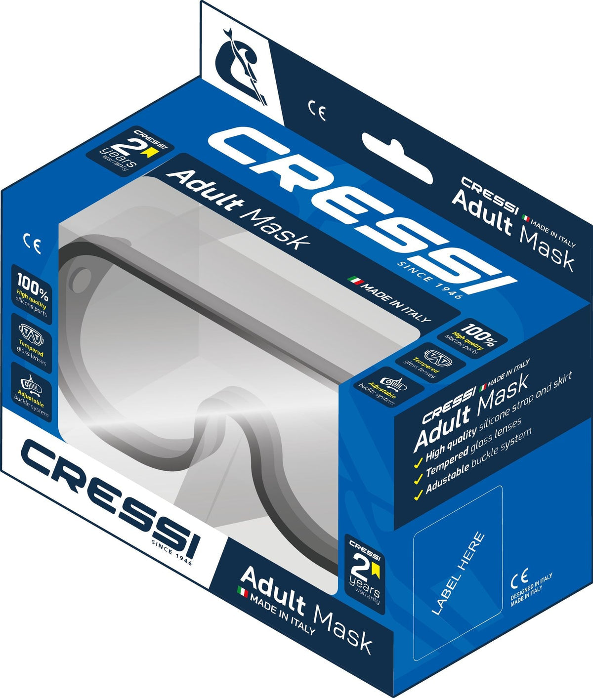 Perla Mask - Scuba, Snorkeling, Freediving