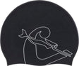 Cressi Eddie Swim Cap - Black/white