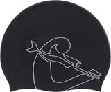 Cressi Eddie Swim Cap - Black/white