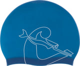 Cressi Eddie Swim Cap - Blue/white