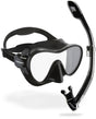 Cressi F1 + Supernova Dry Combo - Black