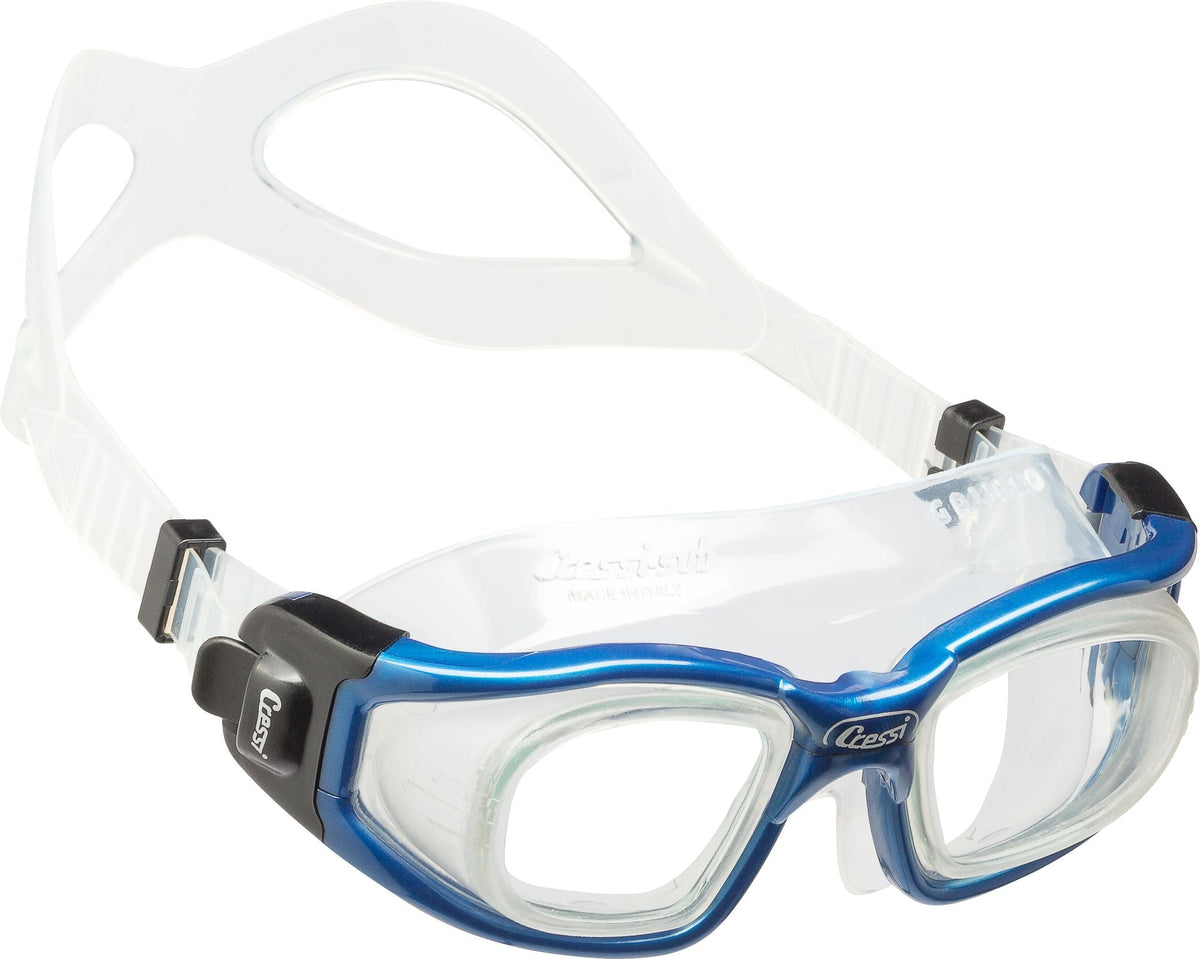 Cressi Galileo Goggles - Blue metal