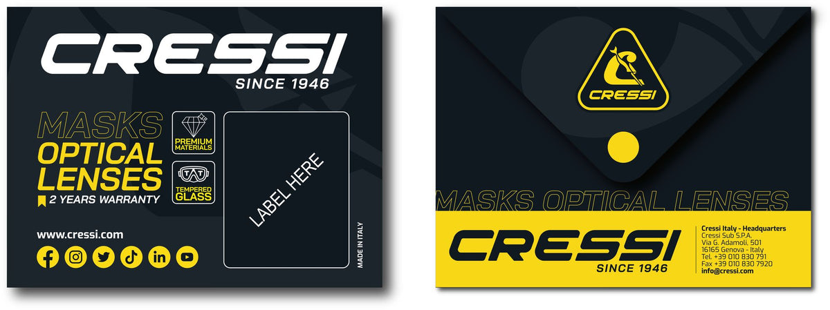 Cressi Big Eyes Evo / Quantum Optical Lens