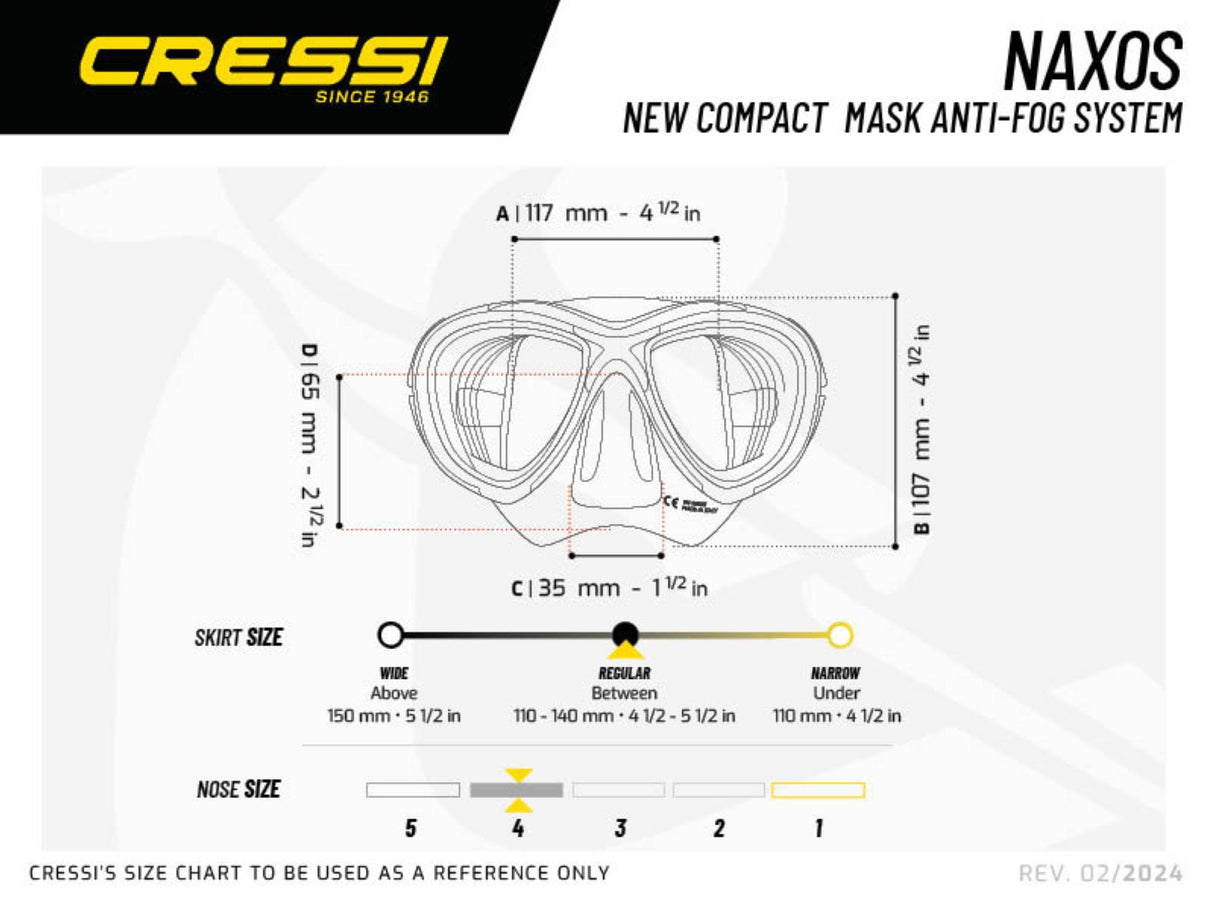 Naxos Mask - Scuba, Snorkeling