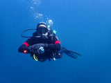 Diver with great buoyancy