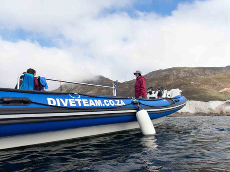 Dive Team boat in False Bay