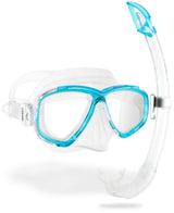 Cressi Perla + Mexico Combo - Clear/aquamarine