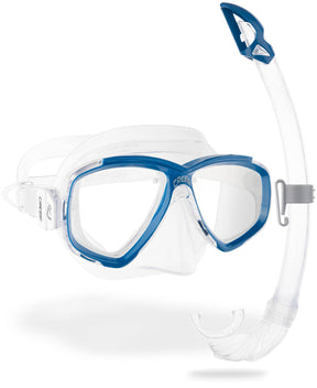 Cressi Perla + Mexico Combo - Clear/blue