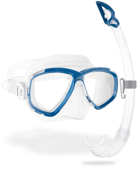 Cressi Perla + Mexico Combo - Clear/blue
