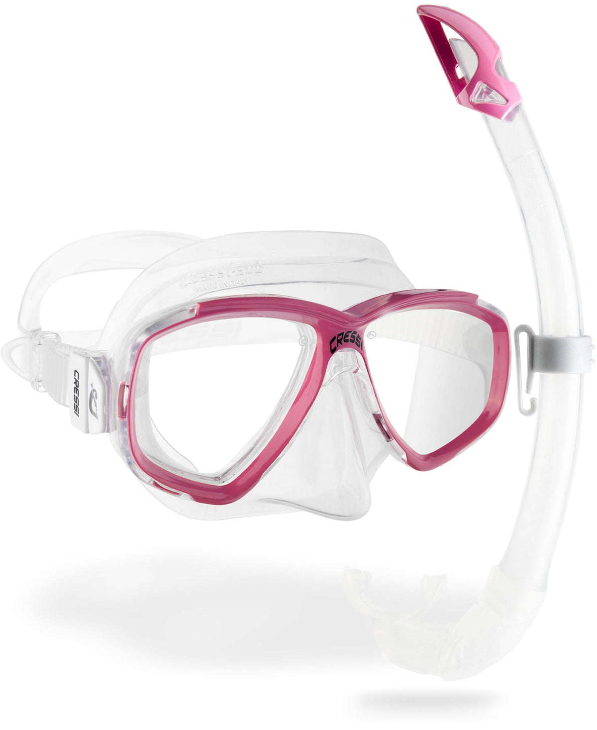 Cressi Perla + Mexico Combo - Clear/pink