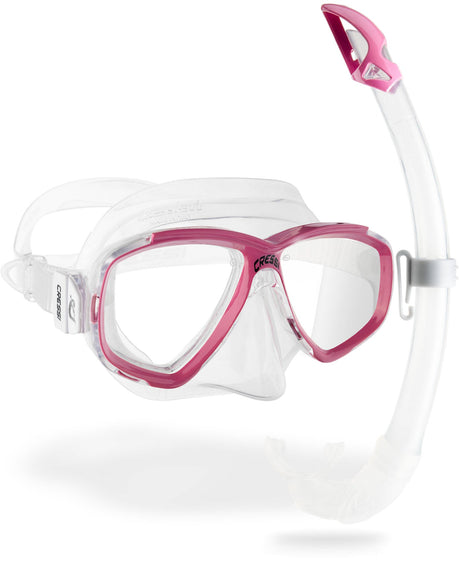 Cressi Perla + Mexico Combo - Clear/pink