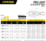 Pro Light Fins - Scuba fins, Snorkeling fins