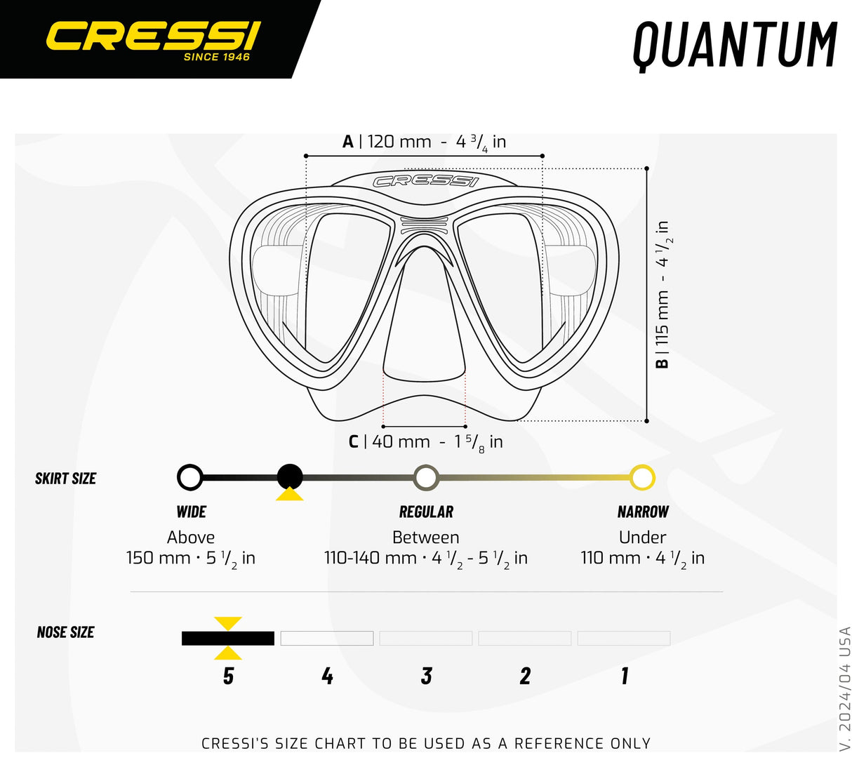 Quantum Mask - Scuba, Snorkeling