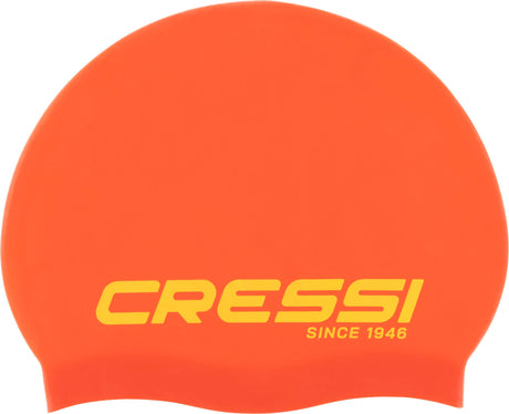 Cressi Ricky Jr Swim Cap - Red/yellow