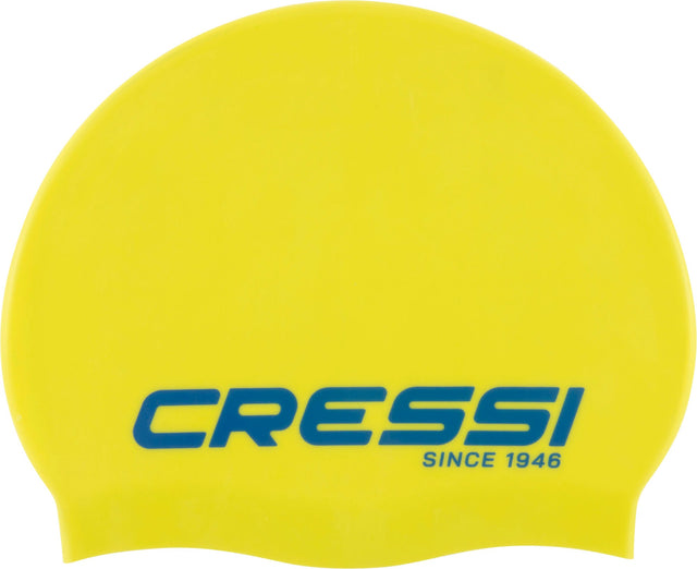 Cressi Ricky Jr Swim Cap - Yellow/blue