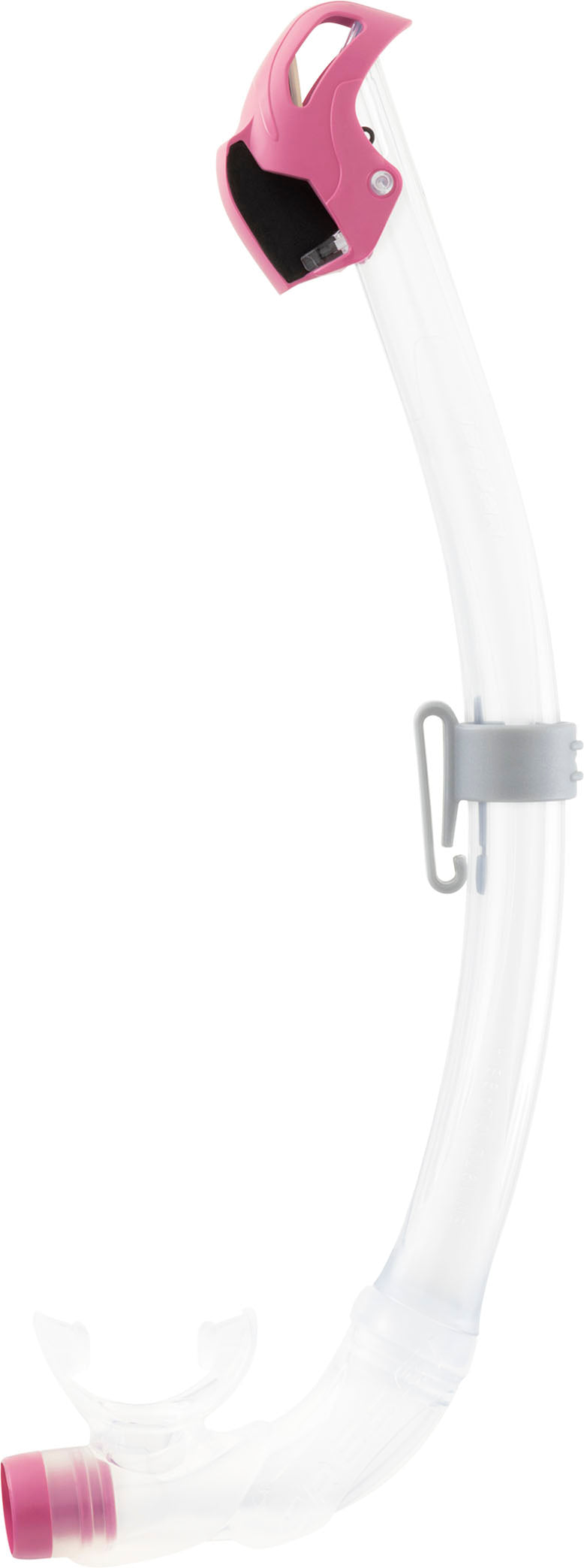 Cressi Seal Dry Snorkel - Clear/pink