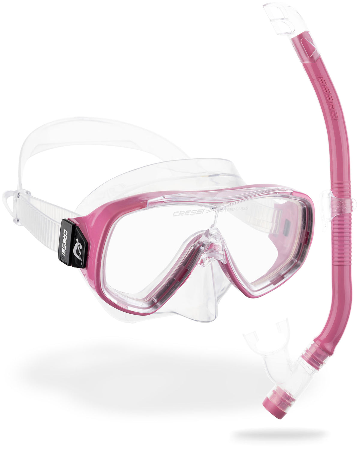 Cressi Ondina Jr + Top Combo - Clear/pink