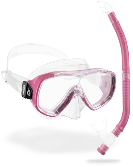 Cressi Ondina Jr + Top Combo - Clear/pink