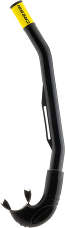 Cressi Island Snorkel - Black/black/neon yellow
