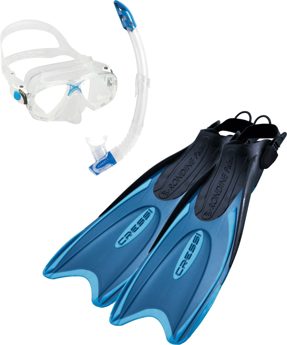 Palau + Marea Bag Set - Mask, Snorkel, Fins