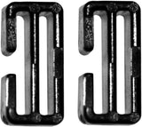 Cressi Mask Strap Loops (2pcs) - Large / Black