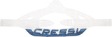 Cressi Mask Strap Professional Series Group C - Clear/blue metal