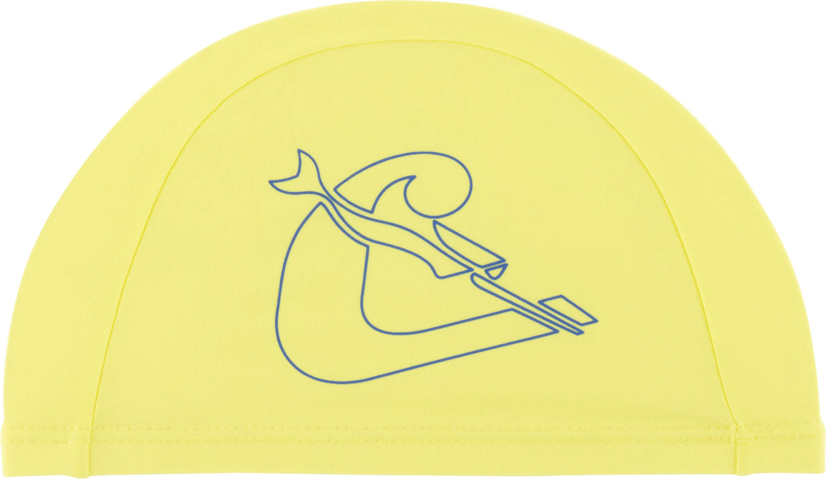 Cressi Tago Junior Swim Cap Spandex - Lime/blue