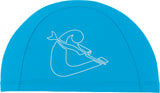 Cressi Tago Junior Swim Cap Spandex - Azure