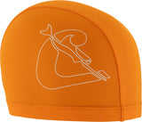 Cressi Tago Swim Cap Spandex - Orange/white