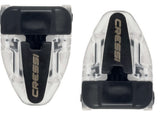 Cressi Mask Buckles Professional Series Group C (2pcs) - Clear/black